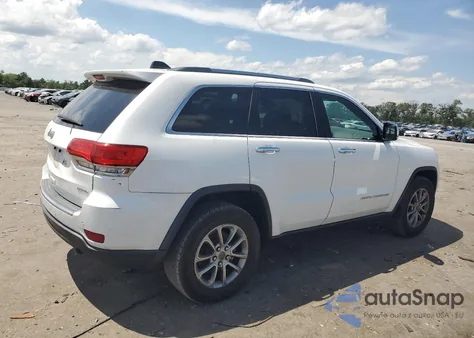 2016 Jeep Grand Cherokee Limited z USA, uszkodzony, nr VIN 1C4RJEBG5GC320600